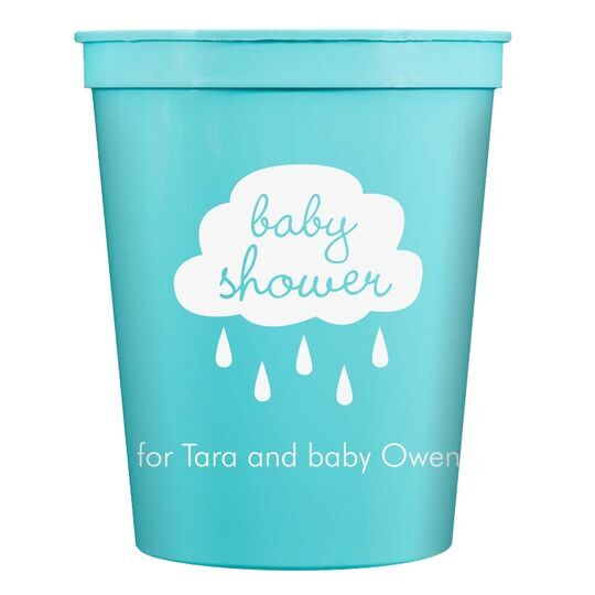 Baby Shower Cloud Stadium Cups